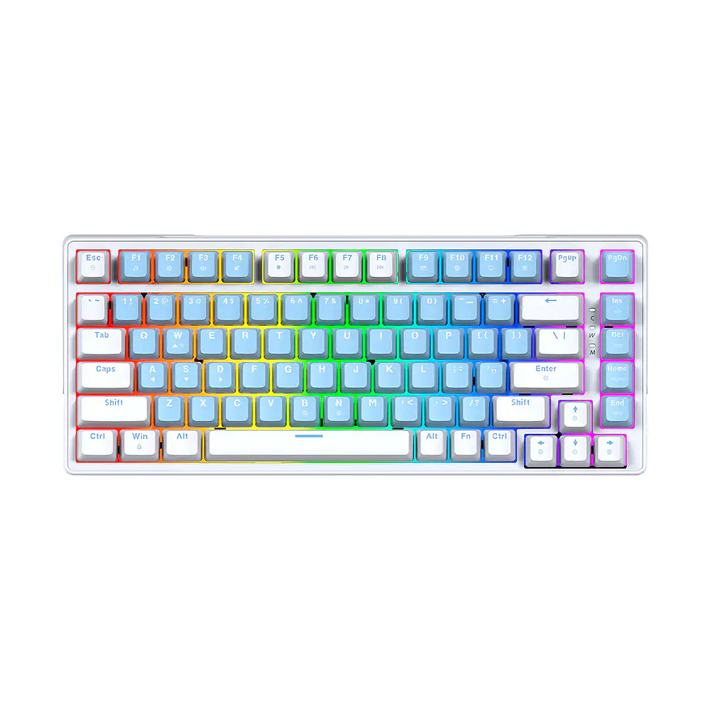 Teclado (EN) Gamer Fantech MK612 ATOM X83 Ame Blue, Switch Rosado (Rosie) 1