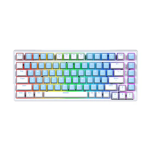 Teclado (EN) Gamer Fantech MK612 ATOM X83 Ame Blue, Switch Rosado (Rosie)
