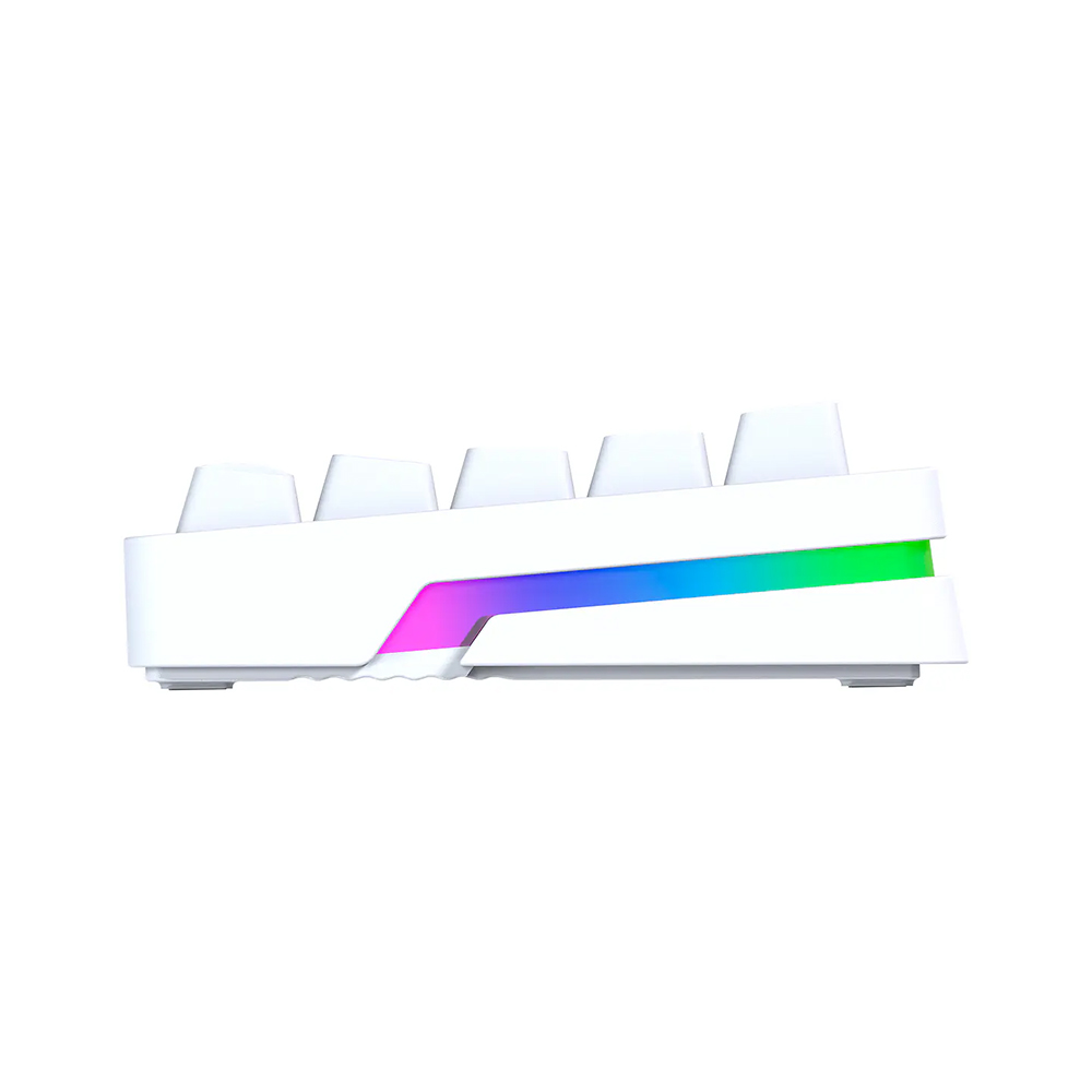 Teclado (EN) Gamer Fantech MK611 ATOM X63 Ame White, Switch Púrpura (Taro) 5