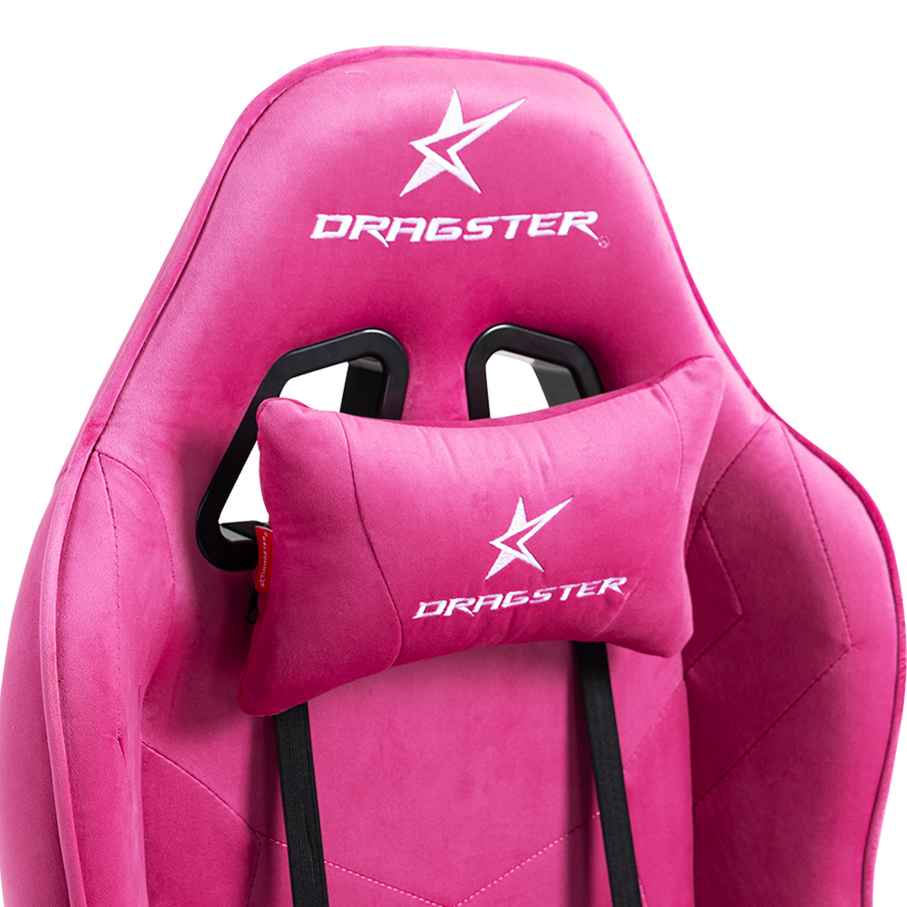 Silla Gamer Dragster GT500 PRO Alcantara Series Rose 8