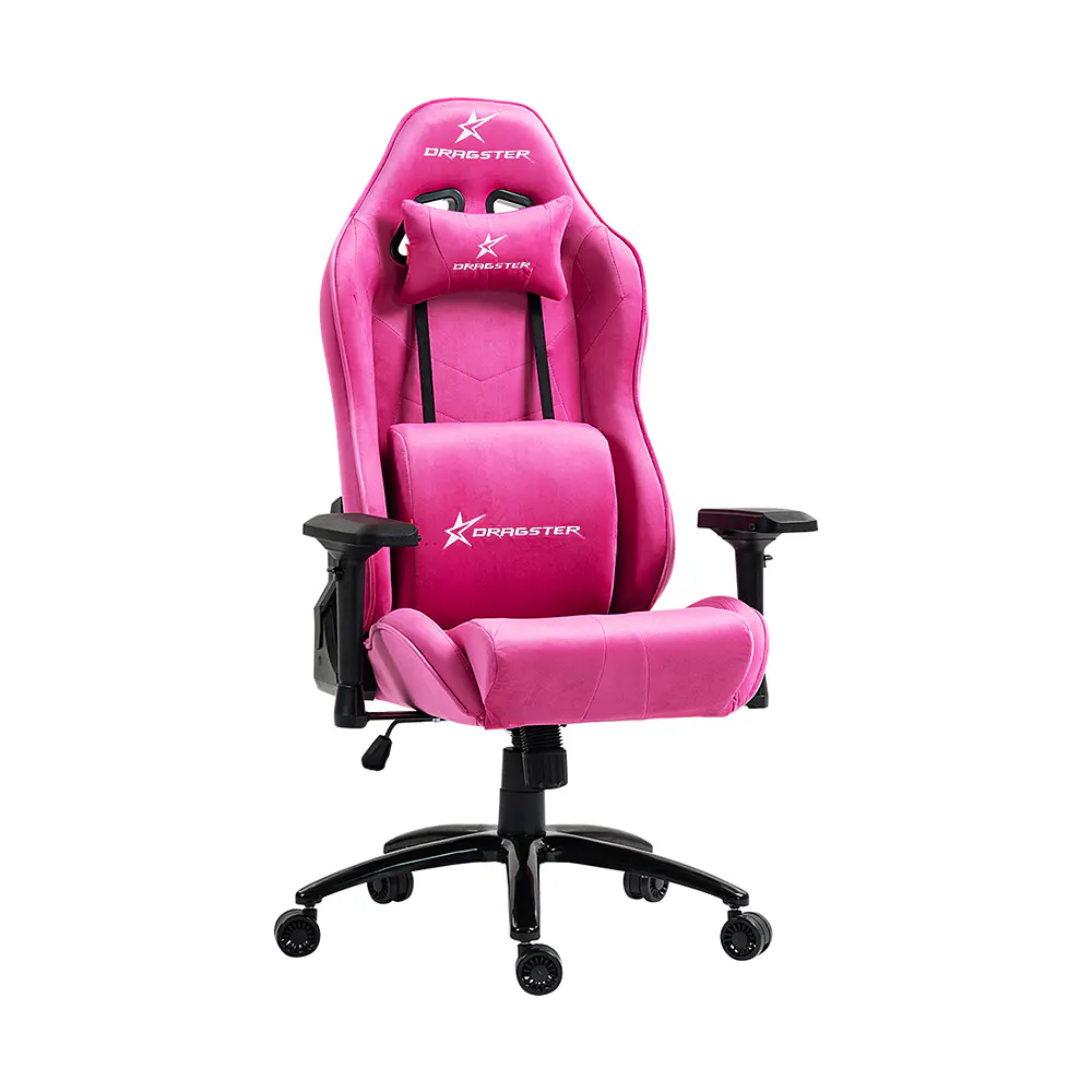 Silla Gamer Dragster GT500 PRO Alcantara Series Rose 2