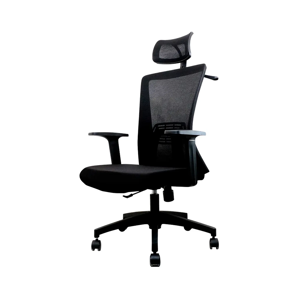 Silla de Oficina Fantech OCA258, Color Negro 1