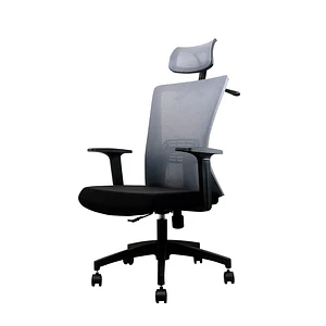 Silla de Oficina Fantech OCA258, Color Gris