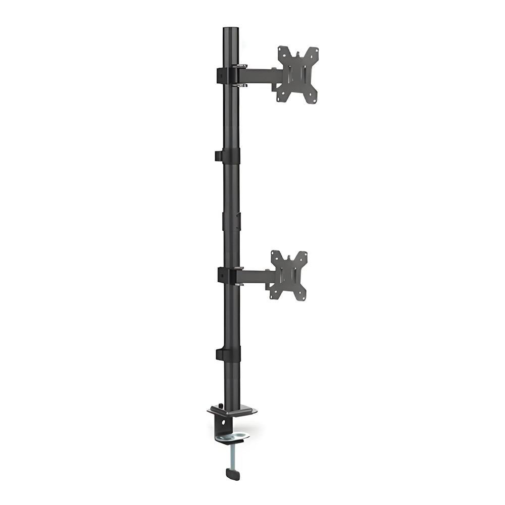 Soporte Para 2 Monitores de Manera Vertical Con Brazo Fijo 14