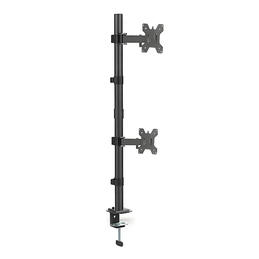 Soporte Para 2 Monitores de Manera Vertical Con Brazo Fijo 14