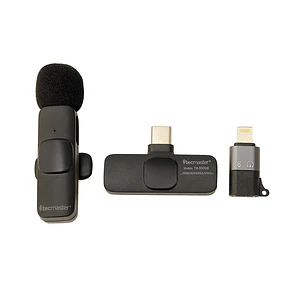 Micrófono Lavalier inalámbrico Para iPhone y Android Tecmaster TM-300518