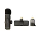 Micrófono Lavalier inalámbrico Para iPhone y Android Tecmaster TM-300518 - Miniatura 1