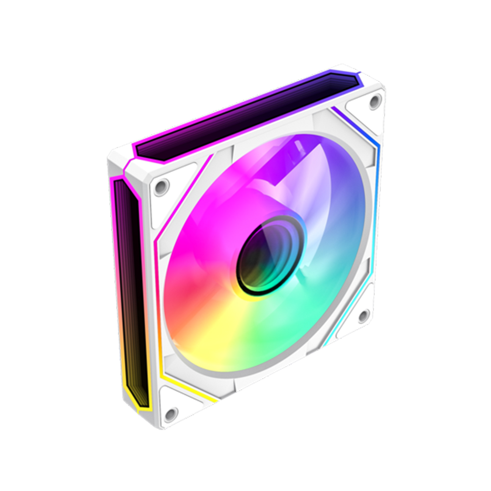 Ventilador para PC Gamemax FN12A-S8I ARGB, 120mm, Color Blanco 4