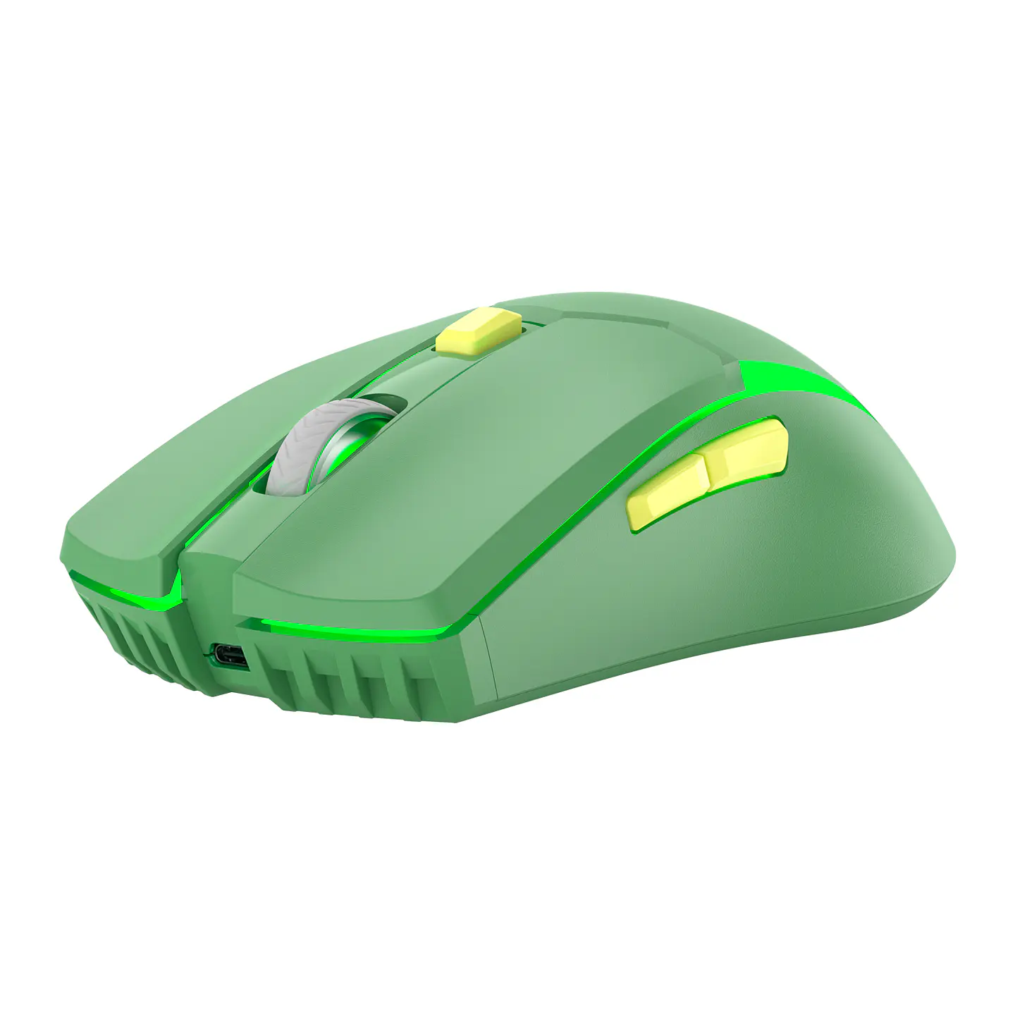 Mouse Gamer inalámbrico Fantech WGC2 VENOM II, Color Verde 4