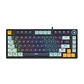 Teclado (EN) Gamer Fantech MK875V2 ATOM 81 Navy, Switch Rosado (Rosie) - Miniatura 1