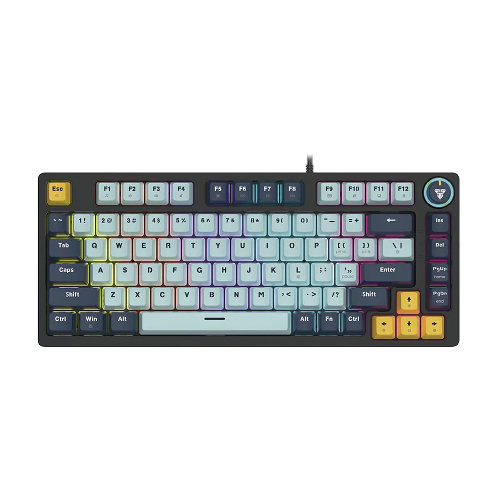 Teclado (EN) Gamer Fantech MK875V2 ATOM 81 Sky Blue, Switch Rosado (Rosie) 1