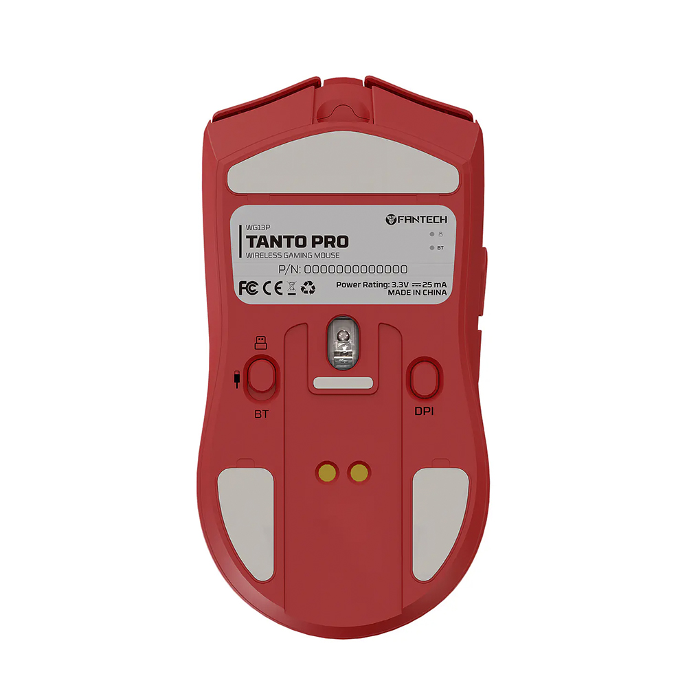 Mouse Gamer inalámbrico Fantech WG13P TANTO PRO, Color Rojo 8