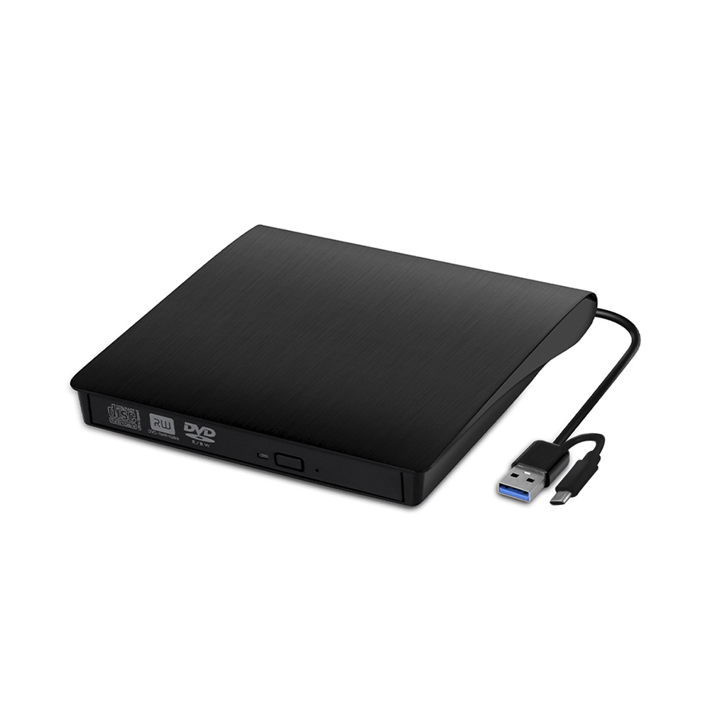 Lector y Grabador Externo de CD/DVD Dual USB-A / USB-C Utek UT-RD12X 1