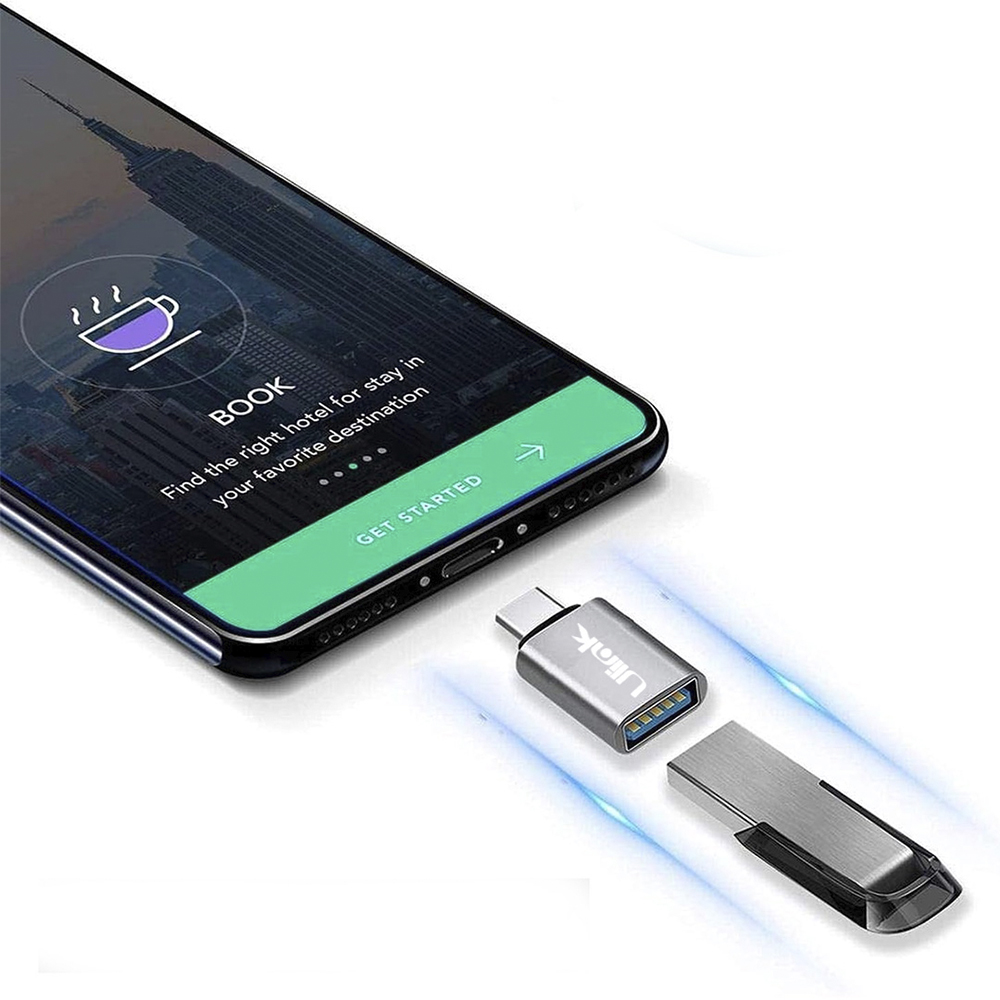 Adaptador USB 3.0 Hembra a USB C Macho Ulink UL-ADUC70 3