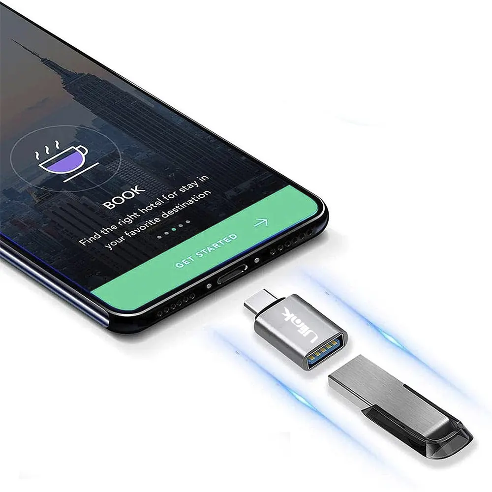 Adaptador USB 3.0 Hembra a USB C Macho Ulink UL-ADUC70 3