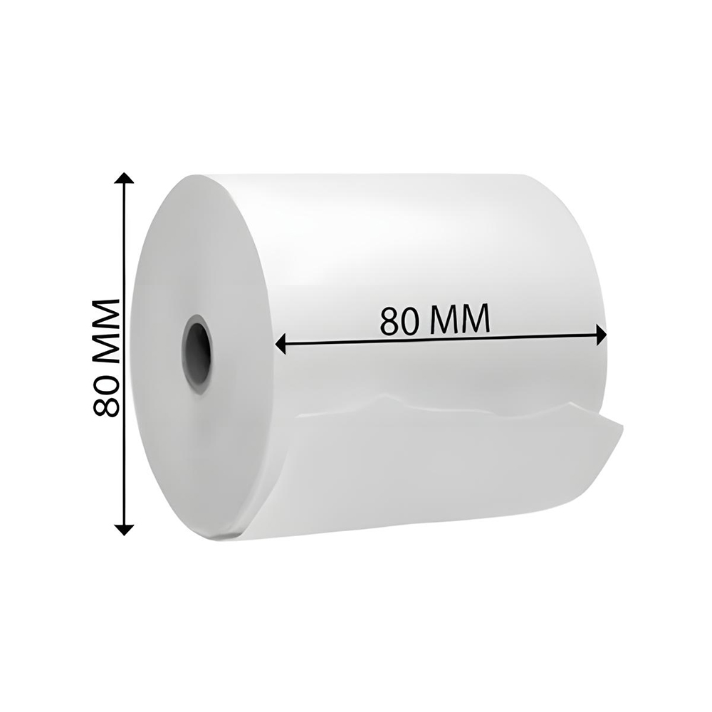 Rollo de Papel Térmico 80x80mm de 59 grs (Pack de 5 unidades) 2