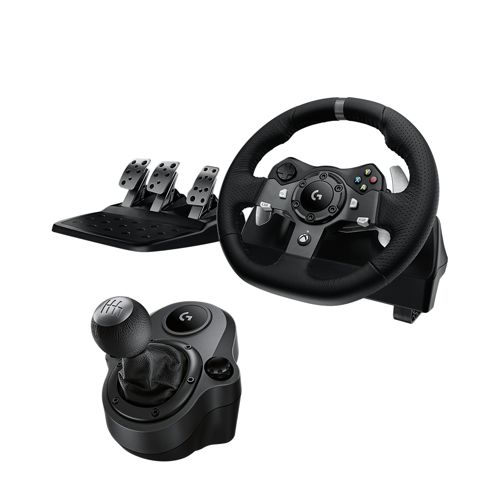 Combo Volante Logitech G920 + Palanca de Cambios, Compatible Con Xbox y PC 1