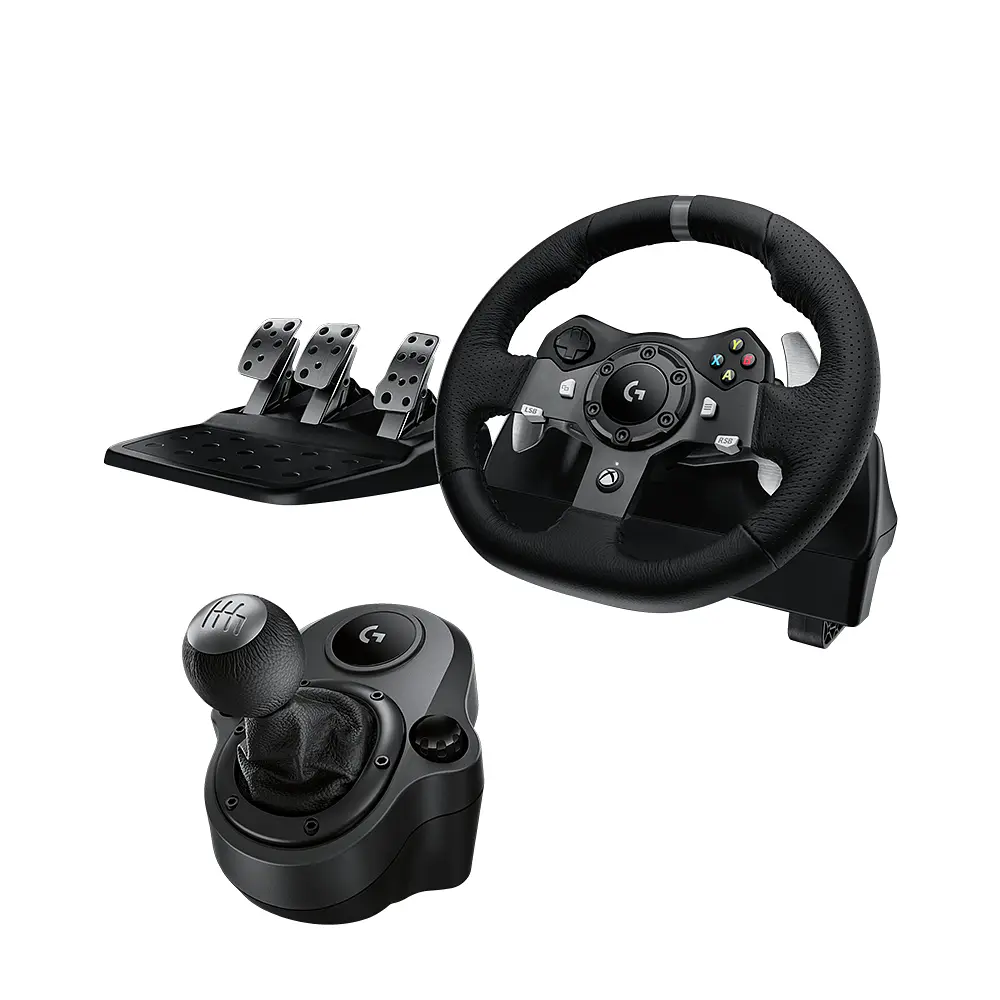 Combo Volante Logitech G920 + Palanca de Cambios, Compatible Con Xbox y PC 1