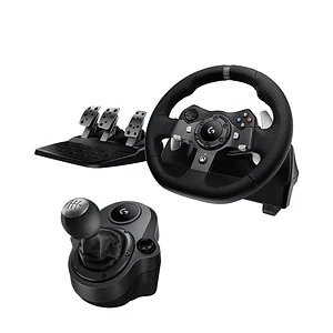Combo Volante Logitech G920 + Palanca de Cambios, Compatible Con Xbox y PC