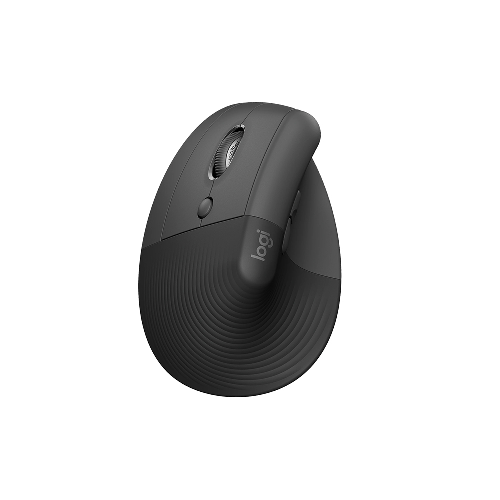 Mouse inalámbrico Ergonómico Logitech Vertical Lift Left (Para Zurdos), Color Grafito 1