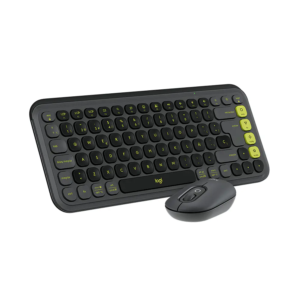 Combo Teclado (ES) + Mouse Bluetooth Logitech POP ICON, Color Grafito 3