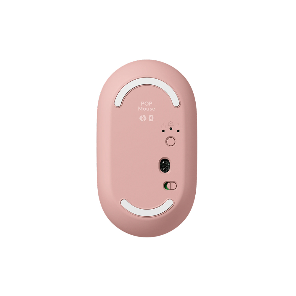 Combo Teclado (ES) + Mouse Bluetooth Logitech POP ICON, Color Rosado 5
