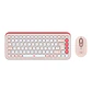 Combo Teclado (ES) + Mouse Bluetooth Logitech POP ICON, Color Rosado - Miniatura 1