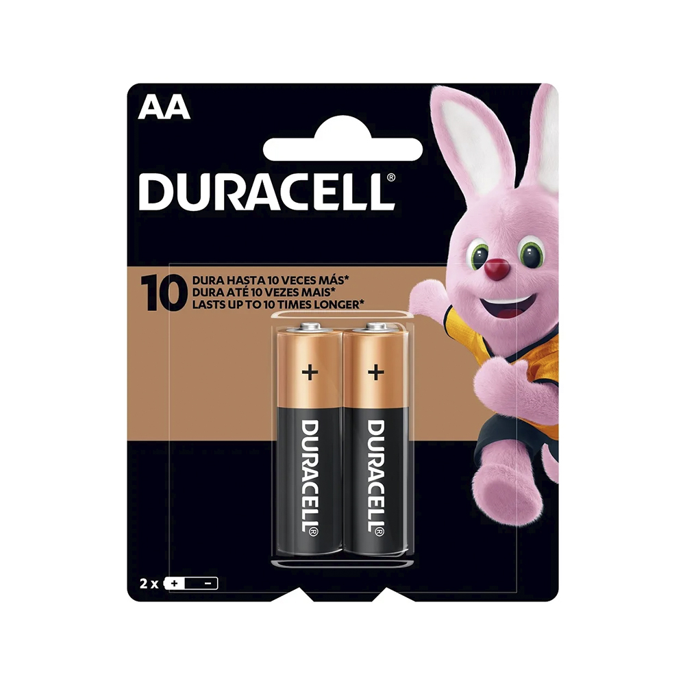 Pila Alcalina Duracell AA, Blíster de 2 Unidades 1