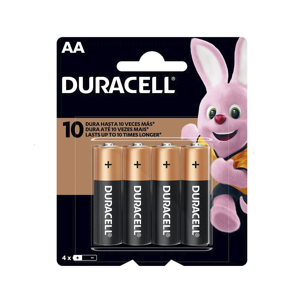 Pila Alcalina Duracell AA, Blíster de 4 Unidades 1