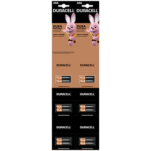 Pila Alcalina Duracell AAA, Tira de 12 Unidades