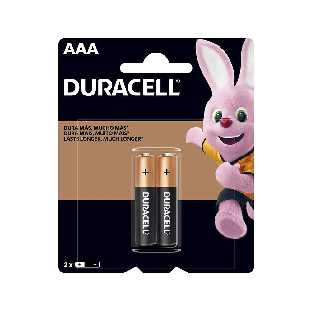 Pila Alcalina Duracell AAA, Blíster de 2 Unidades 1