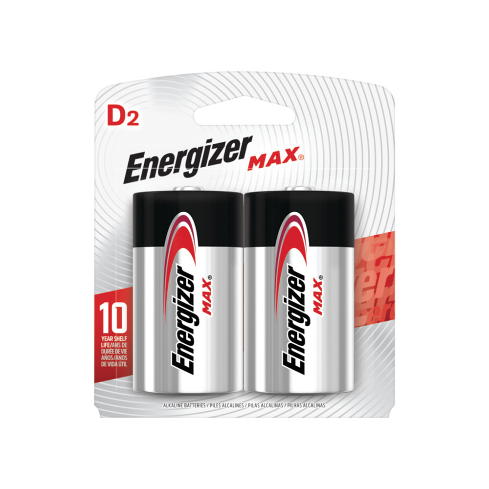 Pila Alcalina Energizer Max D, Blíster de 2 Unidades 1