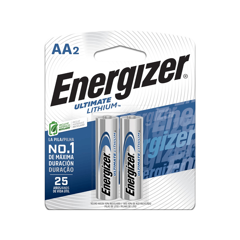 Pila Litio Energizer Ultimate Lithium AA, Blíster de 2 Unidades 1
