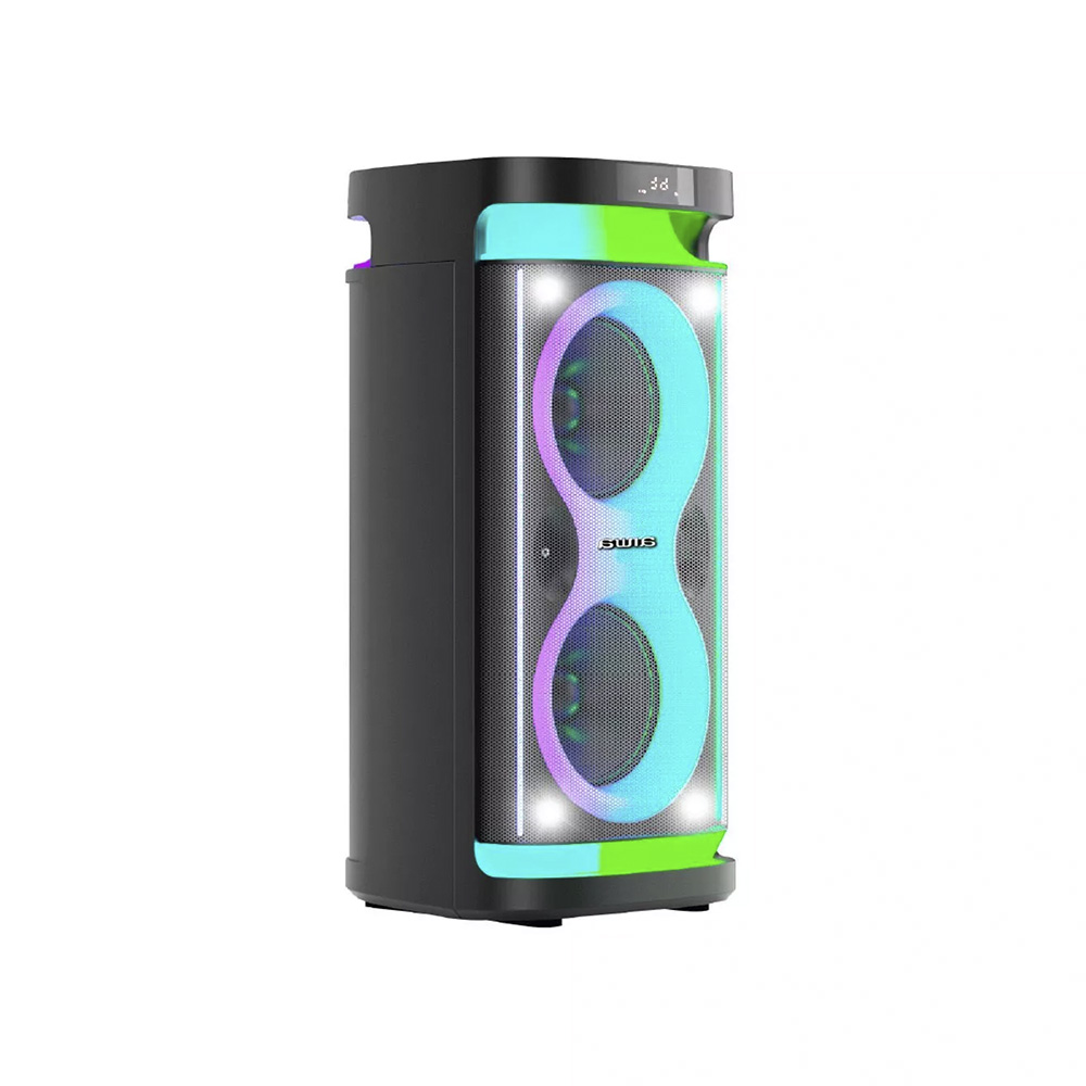 Parlante Bluetooth Portátil Aiwa Karaoke TWS Led AW-POH4D 2