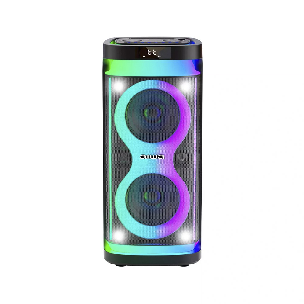 Parlante Bluetooth Portátil Aiwa Karaoke TWS Led AW-POH4D 1