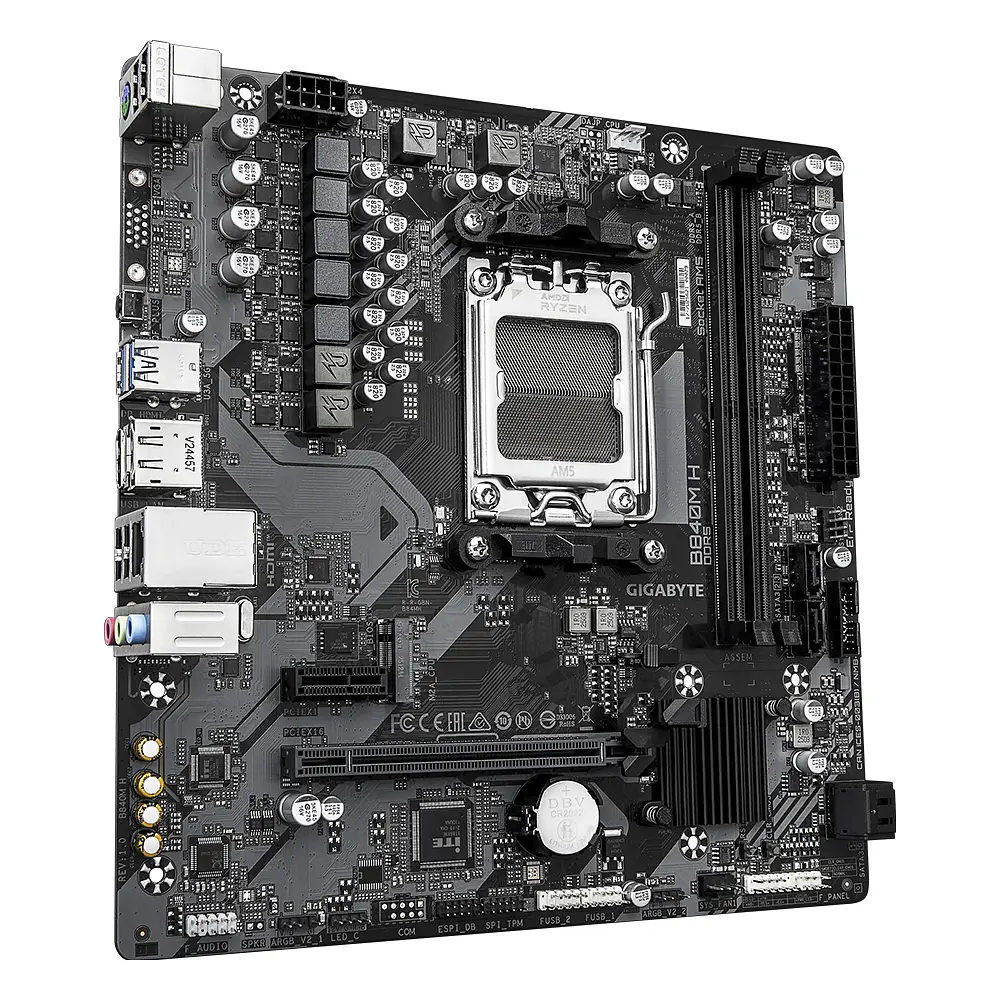 Placa Madre Gigabyte B840M H, Socket AM5 3