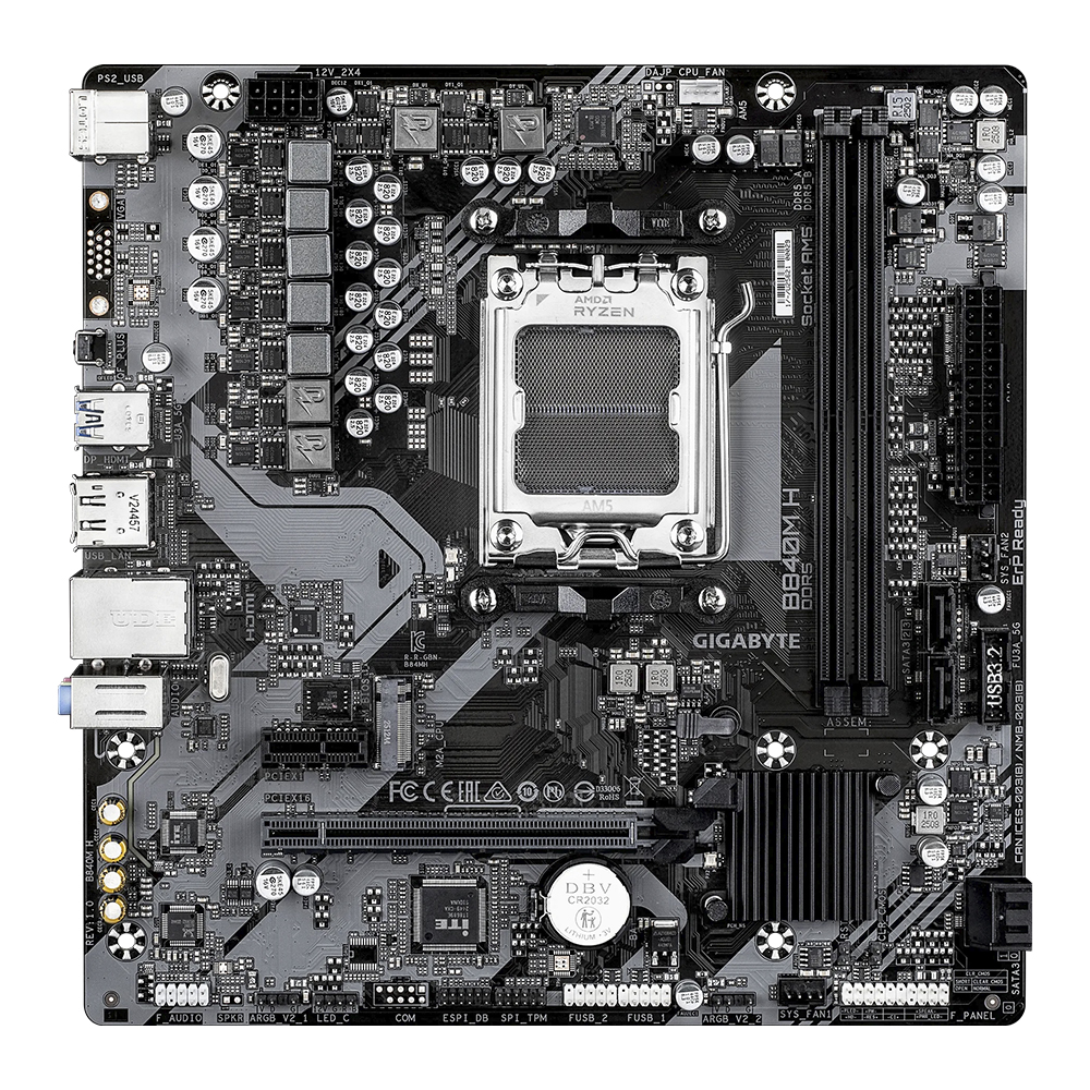 Placa Madre Gigabyte B840M H, Socket AM5 2
