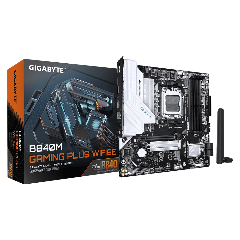 Placa Madre Gigabyte B840M GAMING PLUS WIFI6E, Socket AM5 1