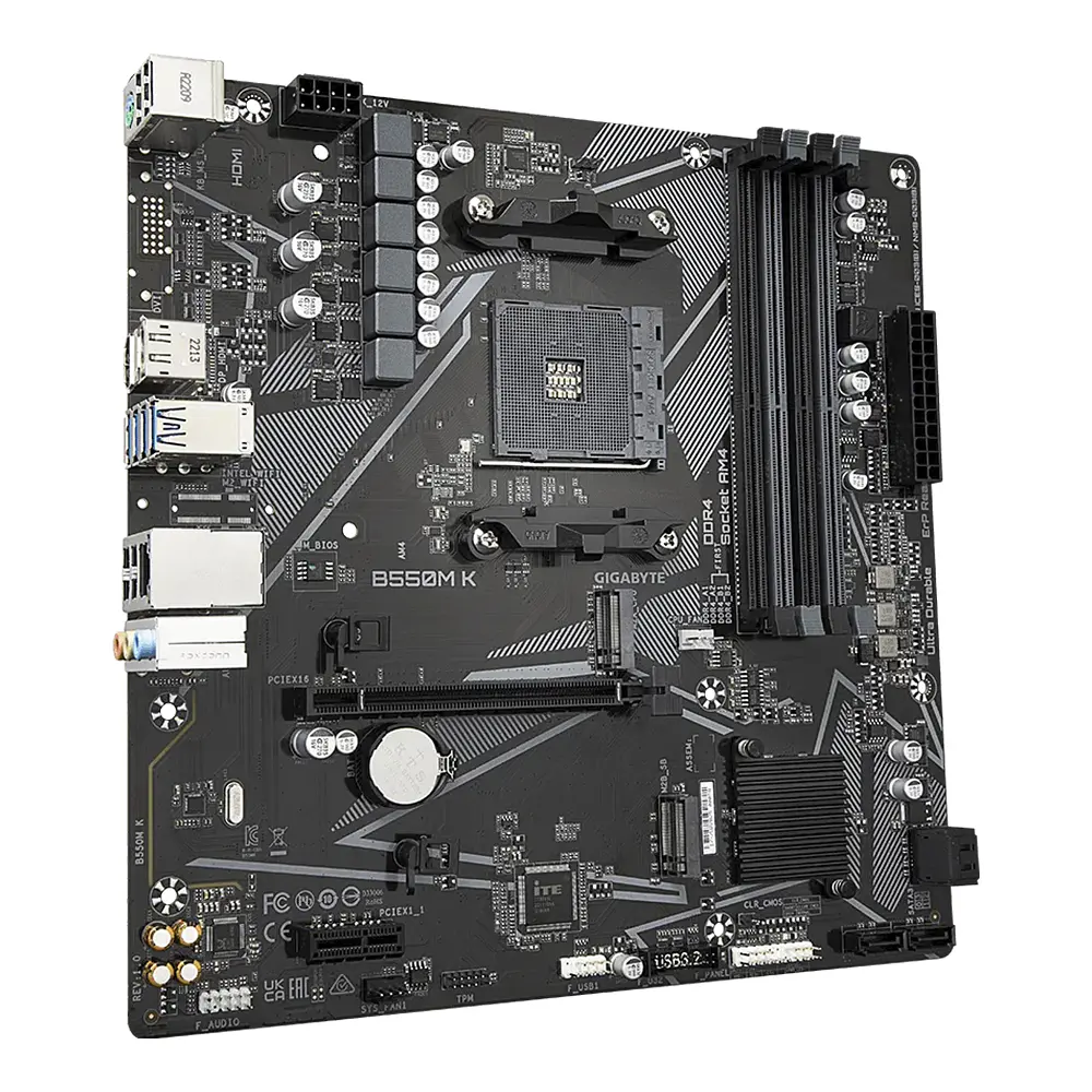 Placa Madre Gigabyte B550M K, Socket AM4 3