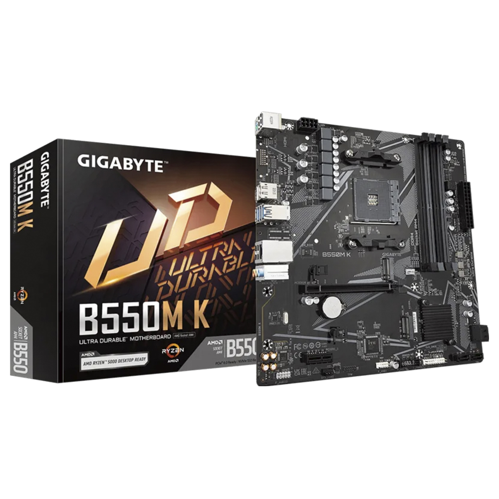 Placa Madre Gigabyte B550M K, Socket AM4 1