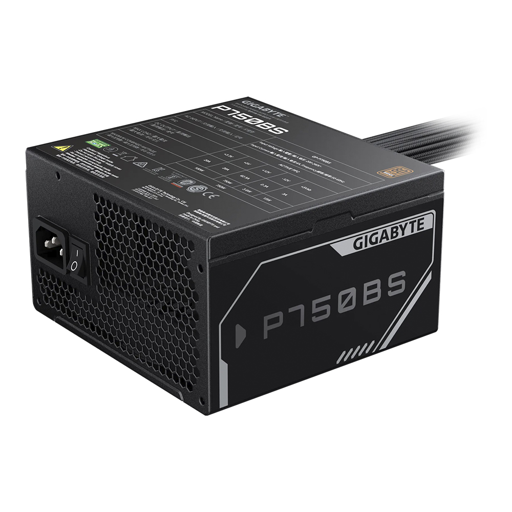 Fuente de Poder Gigabyte P750BS (750W) 80 Plus Bronce 3