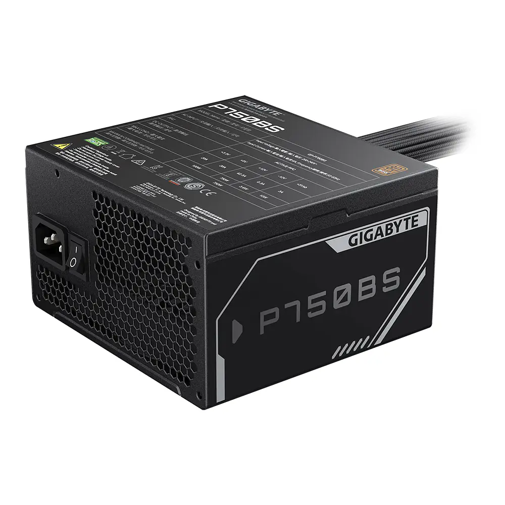Fuente de Poder Gigabyte P750BS (750W) 80 Plus Bronce 3