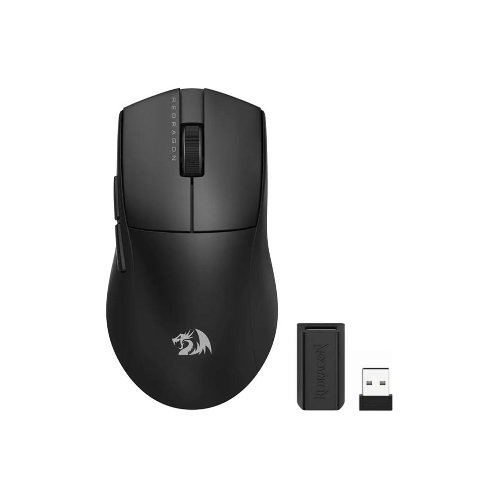 Mouse Gamer inalámbrico Redragon King Pro 1K M916, Color Negro 1