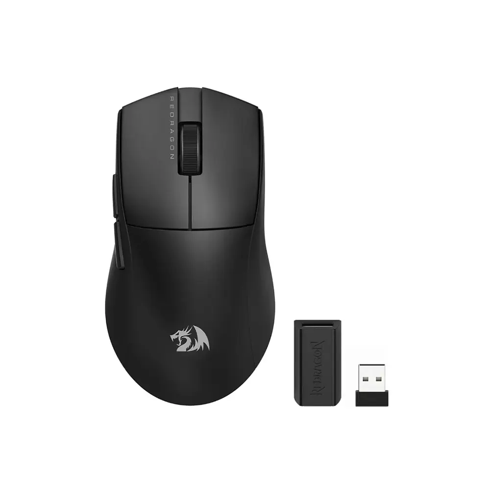 Mouse Gamer inalámbrico Redragon King Pro 1K M916, Color Negro 1
