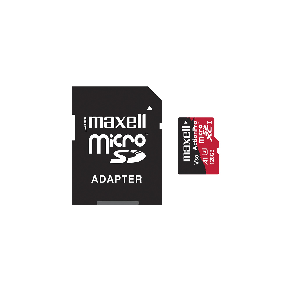 Tarjeta MicroSD Maxell 128GB UH-3 8K A1 100MB/S 1