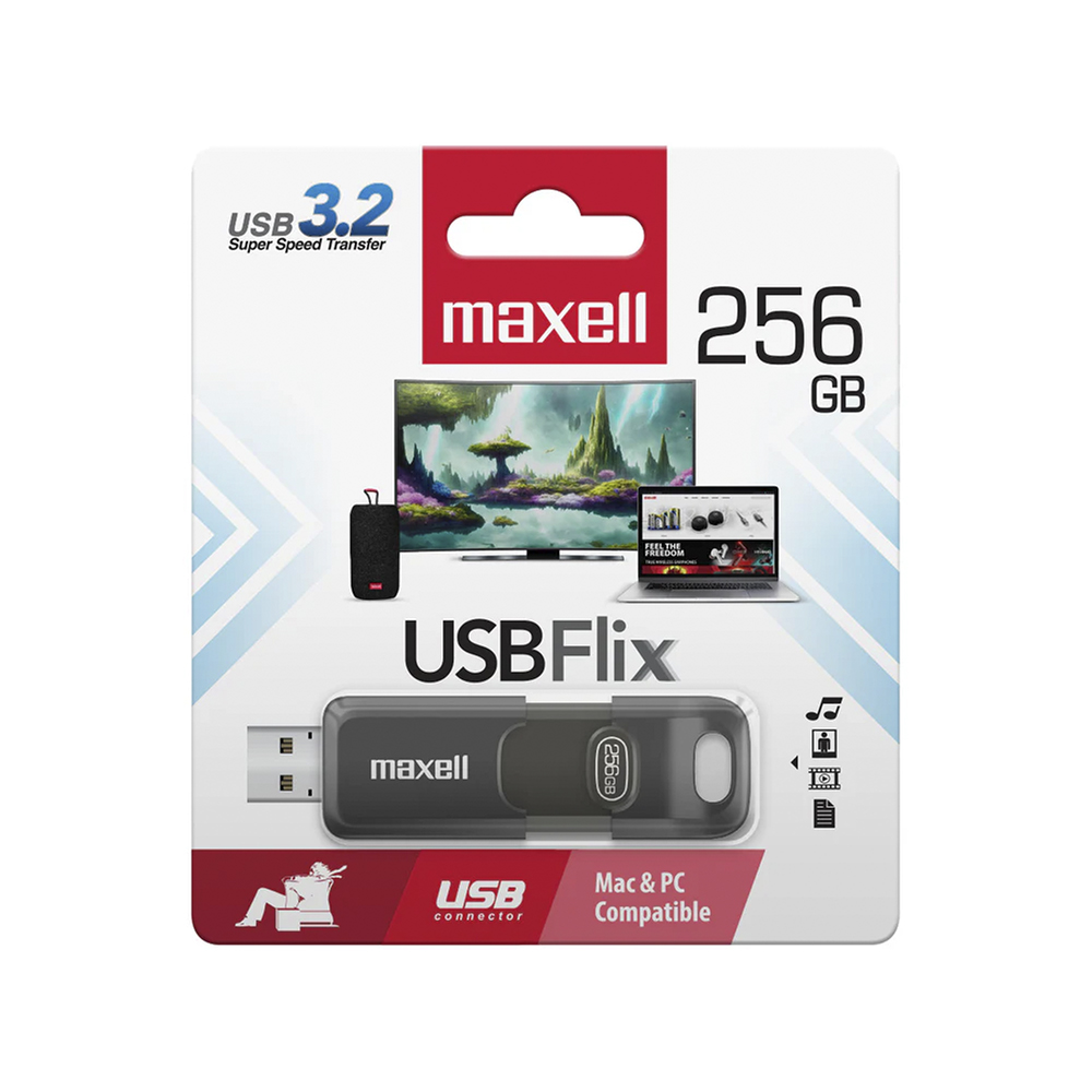 Pendrive Maxell Flix 256GB USB 3.2 3