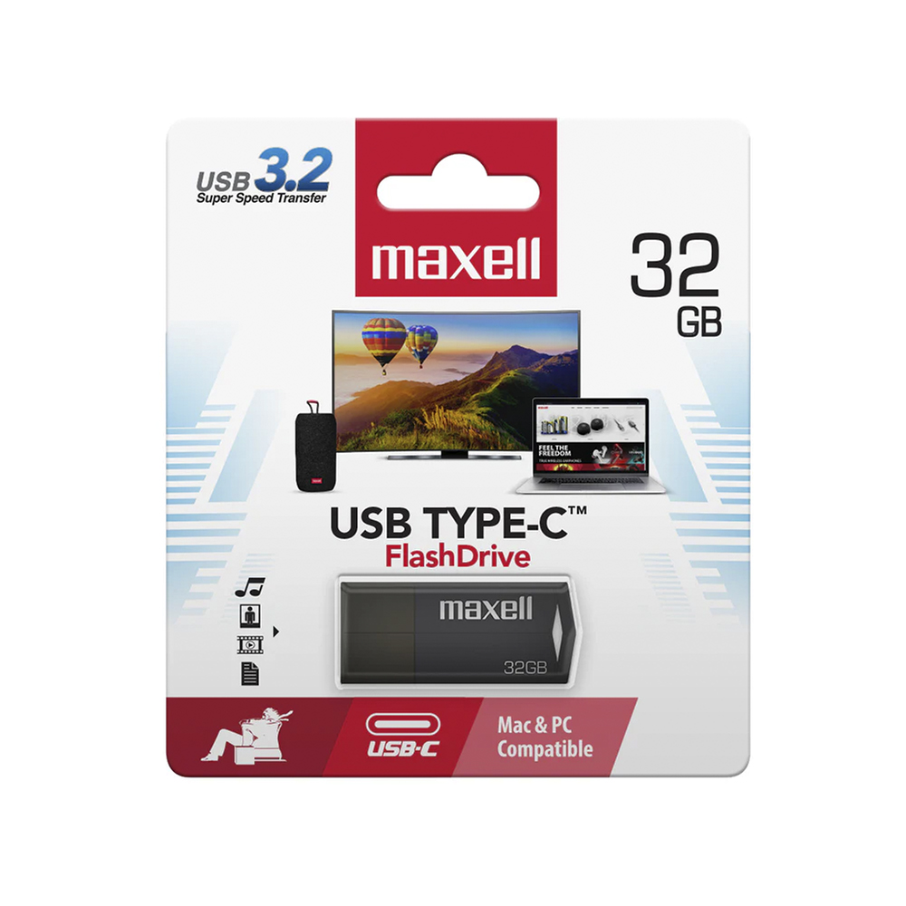 Pendrive Maxell 32GB USB TIPO-C 2