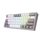Teclado (ES) Gamer Redragon Fizz Pro RGB, inalámbrico, Switch Rojo, Color Blanco y Gris - Miniatura 2