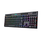 Teclado (ES) Gamer Redragon Horus, inalámbrico, Switch Rojo, Color Negro - Miniatura 2