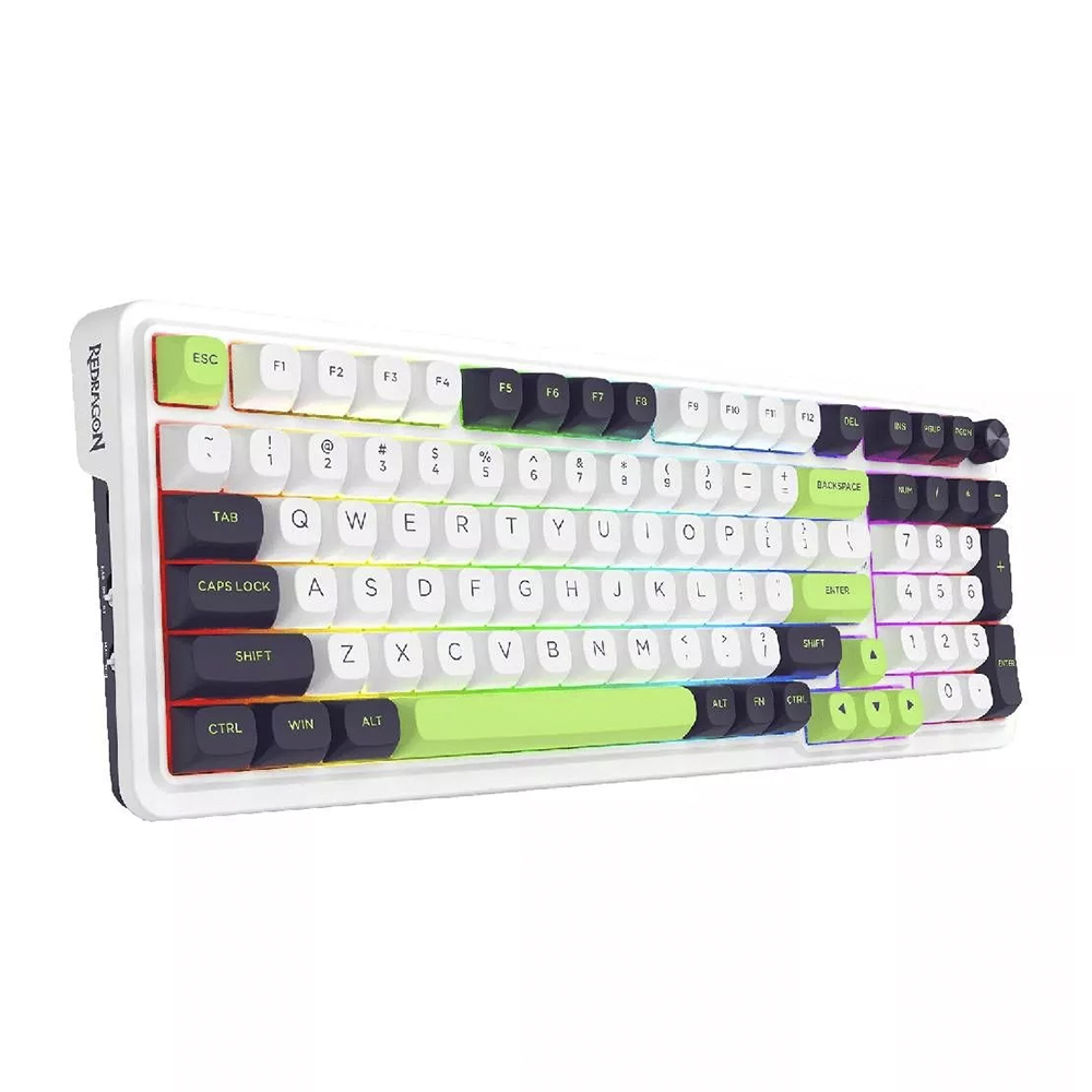 Teclado (EN) Gamer Redragon Eisa Max K686WGB, inalámbrico, Switch Verde 2
